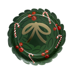 Wreath Shaped Paper Plate