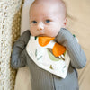 Muslin Bandana Bib 2-pack - Oranges