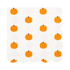 Pumpkin Scallop Cocktail Napkin