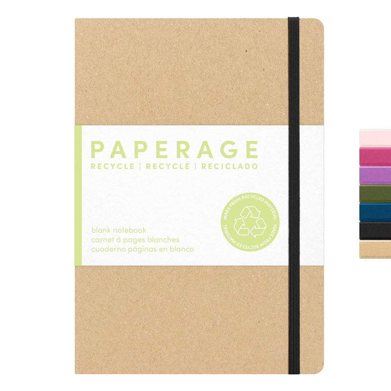 160PG Recycled Casebound Blank Journal Notebook
