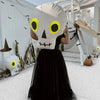 Halloween Light Up Hanging Skulls Bone Set of 3
