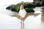 Organic Cotton Fringe Heart Pocket Poncho