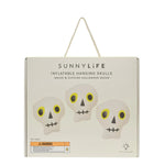 Halloween Light Up Hanging Skulls Bone Set of 3