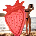 Luxe lie-on Strawberry Floatie