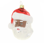 SANTA HEADS ORNAMENT