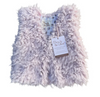 Faux Fur Vest Dark Grey