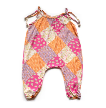 Primavera Patchwork Pom Pom Jumper