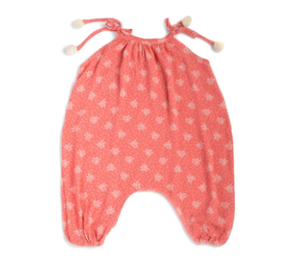 Coral Pom Pom Jumper