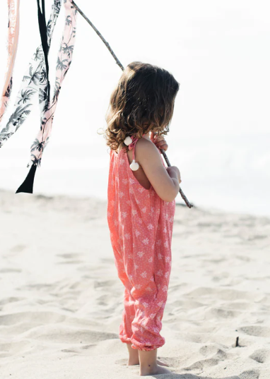 Coral Pom Pom Jumper