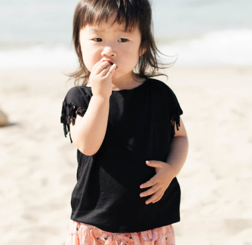 Baby & Girls Fringe bottom Shirt