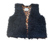 Faux Fur Vest Black