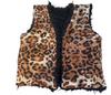 Faux Fur Vest Black