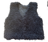 Faux Fur Vest Black