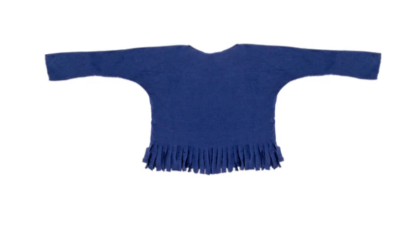 Born by the shore fringe long sleeve