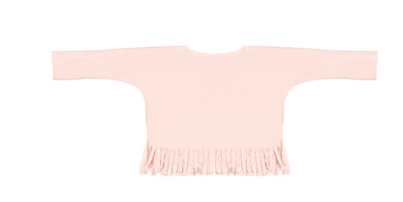 Born by the shore fringe long sleeve