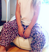 Purple Rain Harem Pants