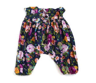 Night Flowers Harem Pants