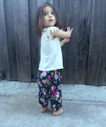 Night Flowers Harem Pants