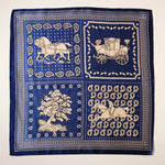 Western-Inspired Silk-Feel Scarf with Vintage Paisley Print