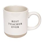 Best Teacher Ever Stoneware Coffee Mug - Teacher Gifts