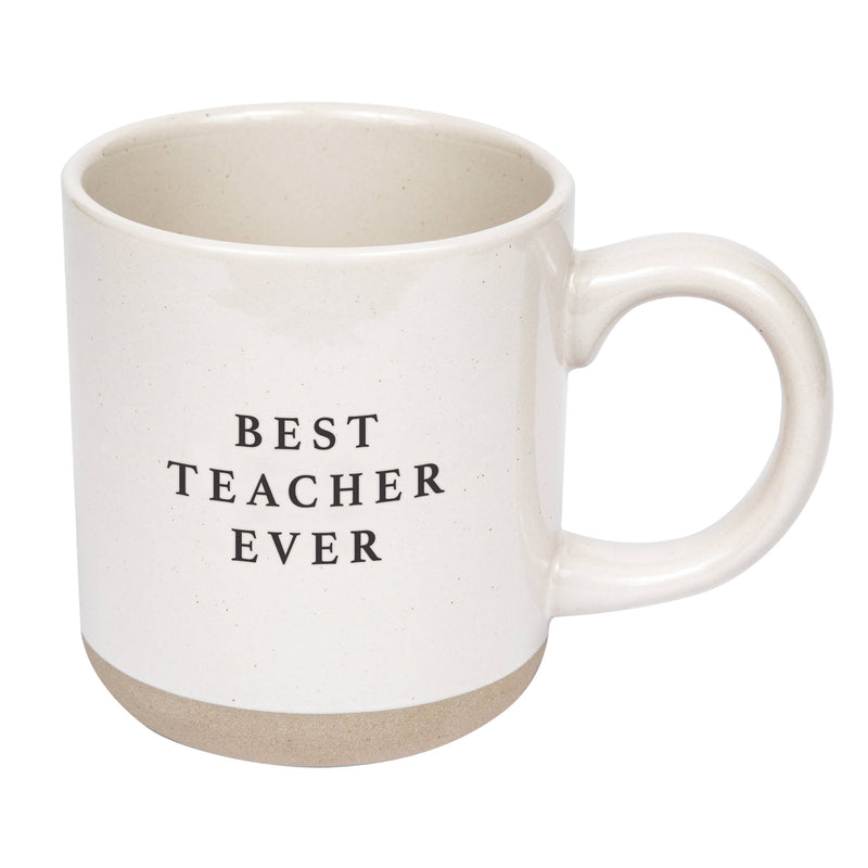 Best Teacher Ever Stoneware Coffee Mug - Teacher Gifts