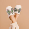 Fuzzy Slippers-Betty Bow Jolly Sprig