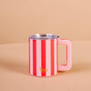14 oz Insulated Mug-Peppermint Stripes