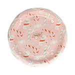 Candy Cane Lane Scatter Pattern 9" Plate