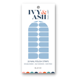 Blue Ice | Light Blue Pearl Finish Nail Polish Strips