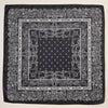 Silk Texture Paisley Bandana Square Scarf for Men & Women