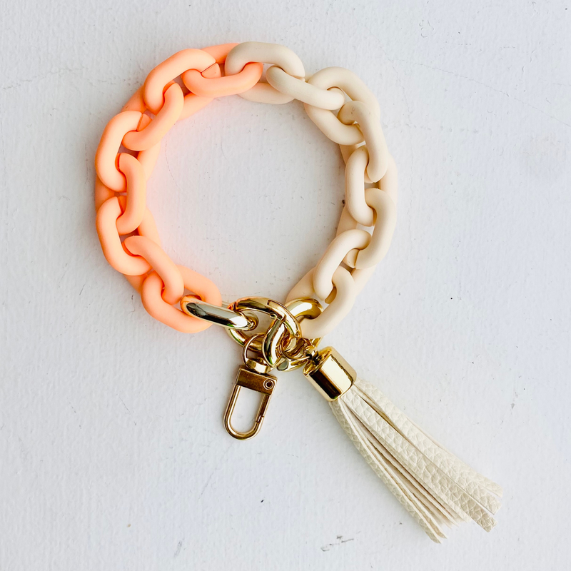 Chain Link Bangle Keychain