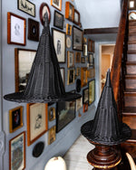 Faux Wicker Witch Hat - 15"