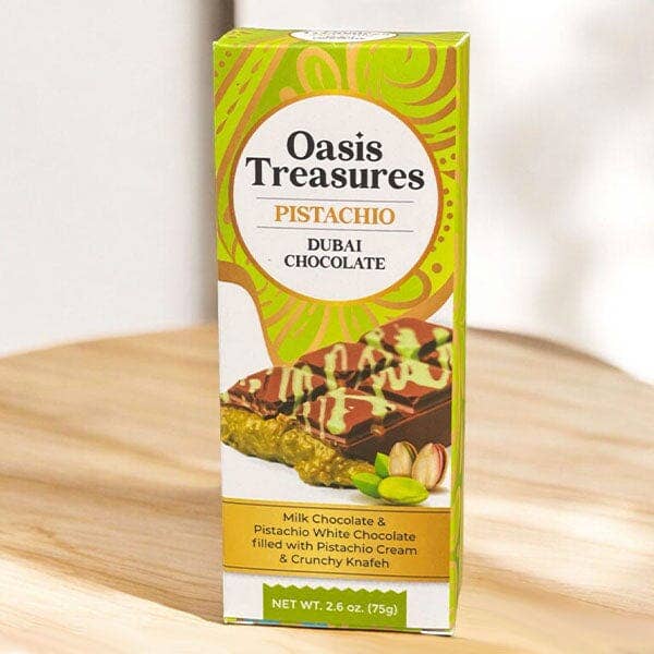 Dubai Chocolate Bar Pistachio by Oasis Treasures 70g