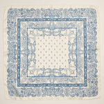 Silk Texture Paisley Bandana Square Scarf for Men & Women