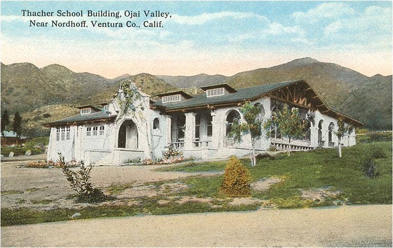 Postcard CA-598 Thacher School, Ojai