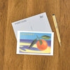 Postcard CA-943 Single Orange with Blue Shadow, California