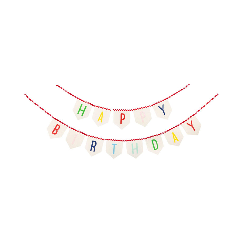Happy Birthday Felt Banner