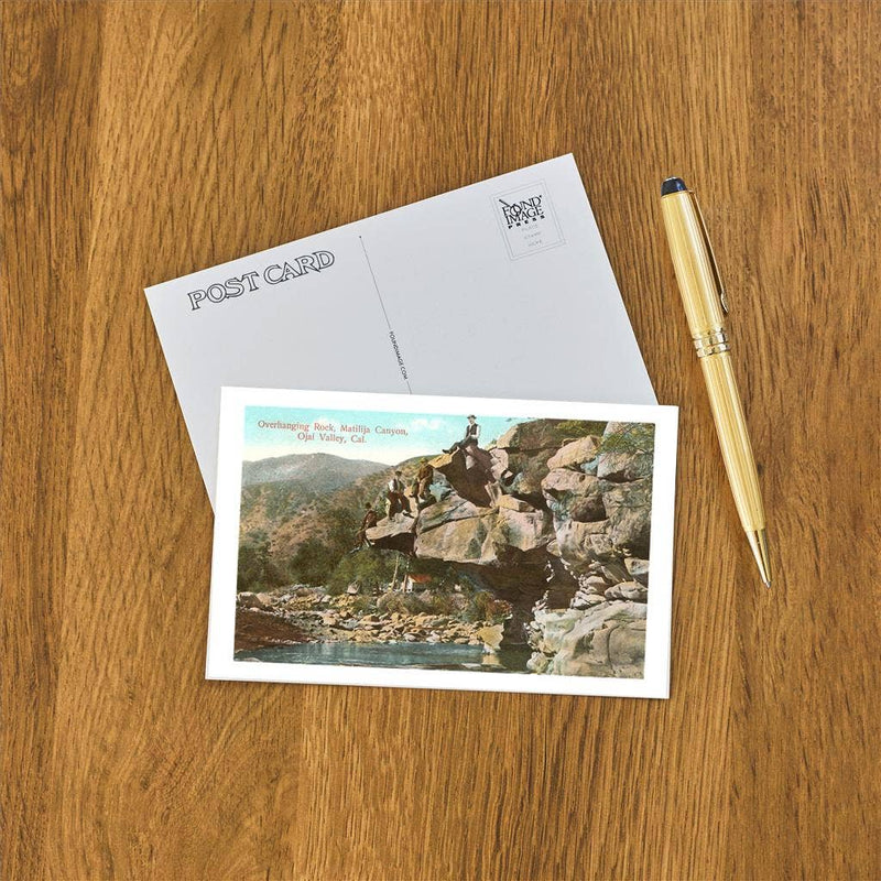 Postcard CA-686 Overhanging Rock, Ojai