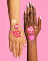 Valentines Day Temporary Tattoos, Galentines Heart Favors