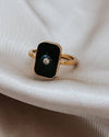 Ryker Crystal Black Ring