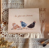 Glad We're Friends Chickens Greeting Card