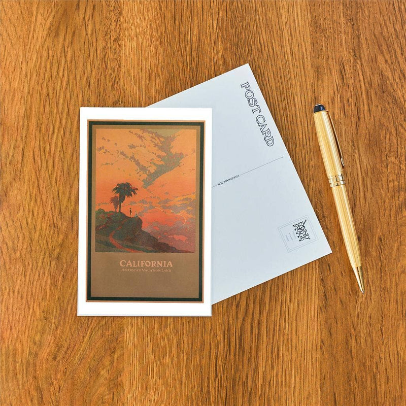 Postcard CA-1417 Travel Poster for California