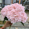 18" Super Soft Silk Hydrangea Artificial Flower Bush PINKs