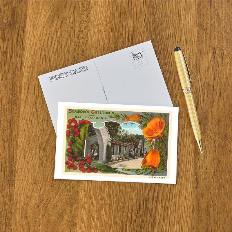 Postcard CC-78 Season's Greetings from Ojai