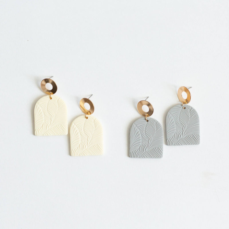 Madison Earring - Gray