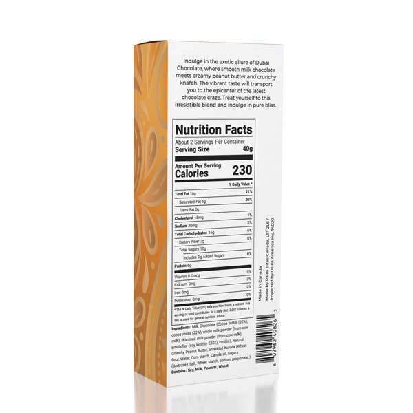 Peanut Butter Chocolate Bar  by Oasis Treasures 2.65oz