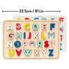 Wooden Multi-Language Alphabet Tray Puzzle