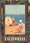 Postcard CA-1634 California Travel Poster