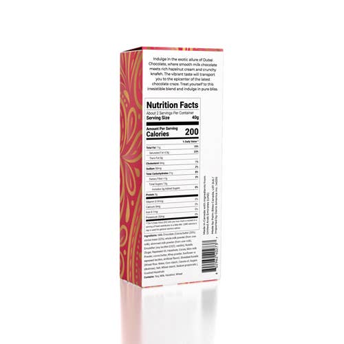 Hazelnut Cream  Chocolate Bar by Oasis Treasures (75g)
