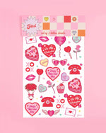 Valentines Day Temporary Tattoos, Galentines Heart Favors